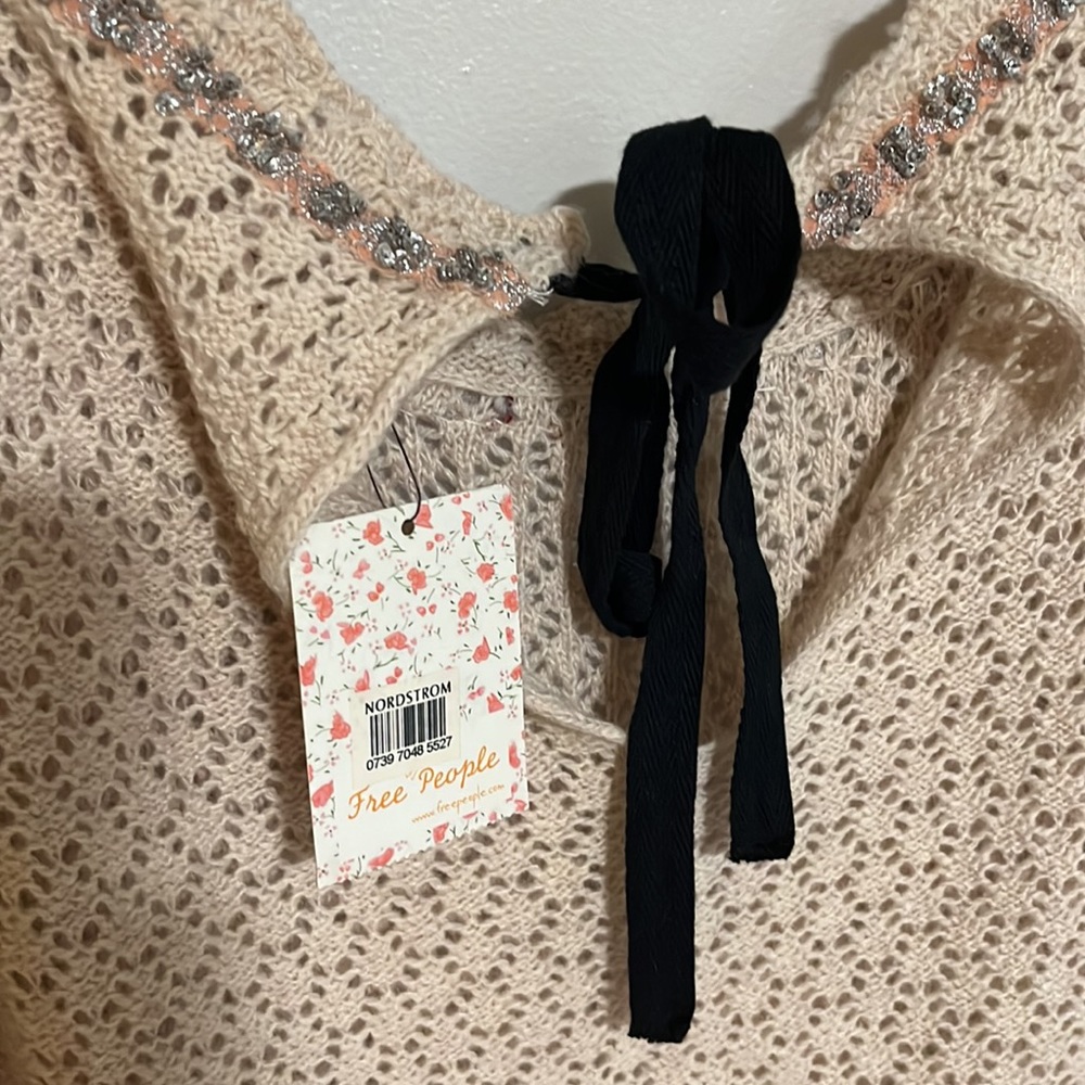 NWT Free People Boat Neck Sweater - Picture 4 of 6